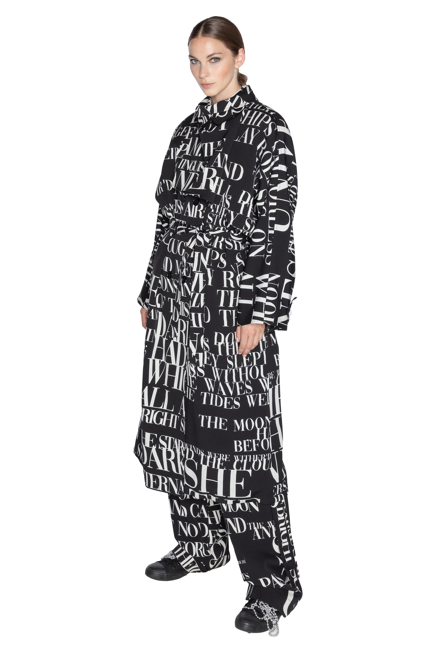 'POEME NOIR' NEW WAVE COAT -  - Libertine