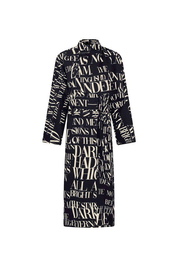 'POEME NOIR' NEW WAVE COAT -  - Libertine