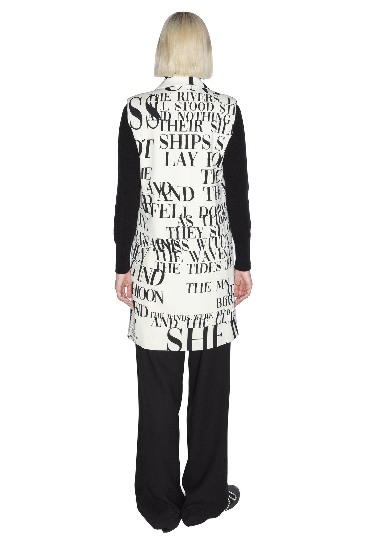 'POEME BLANC' DOUBLE BREASTED VEST -  - Libertine