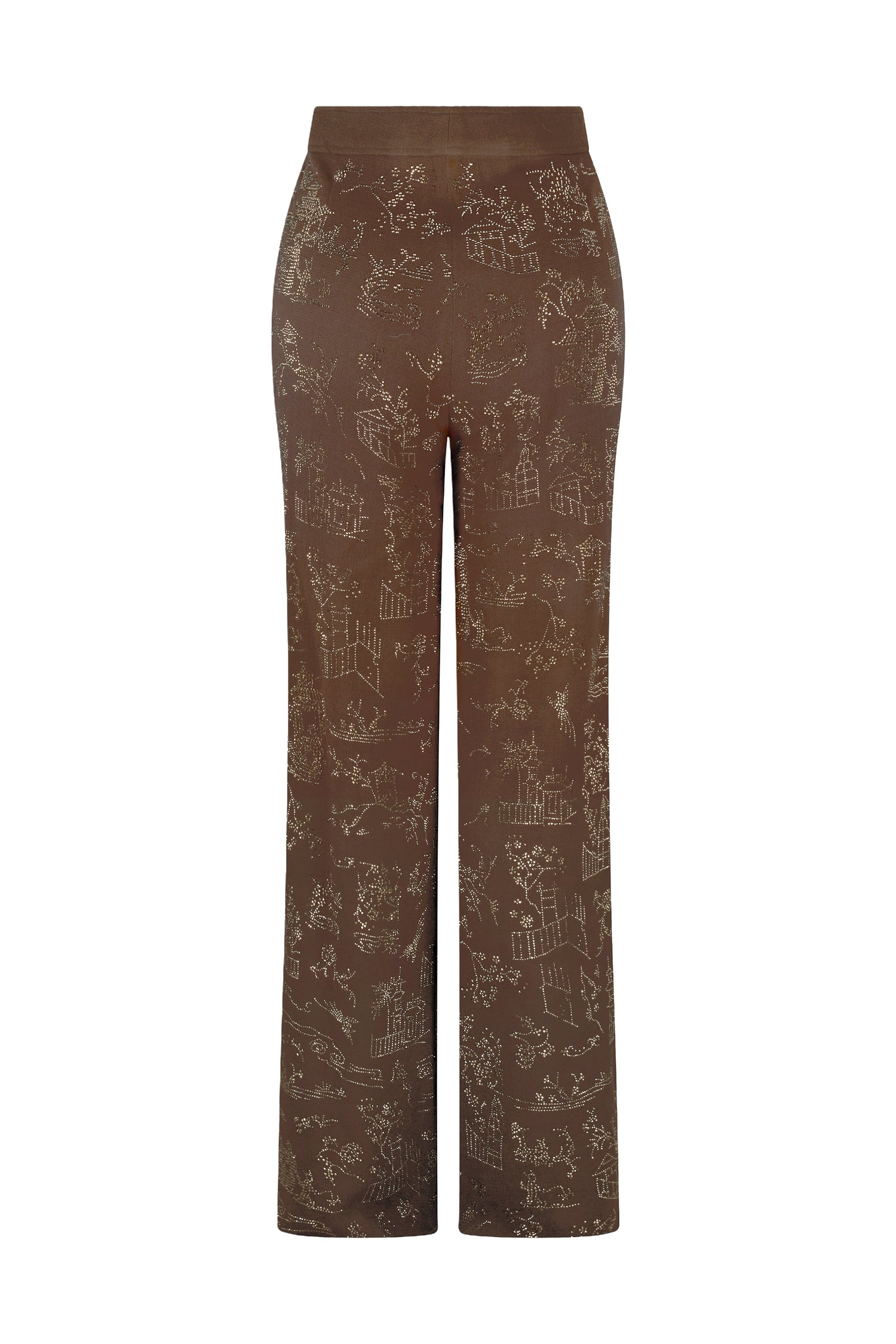 'CHINOISERIE' WIDE LEG PANTS -  - Libertine