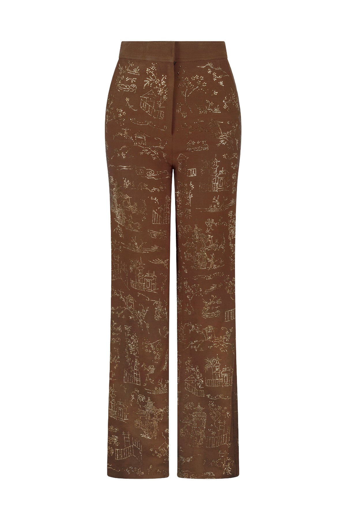 'CHINOISERIE' WIDE LEG PANTS - - Libertine