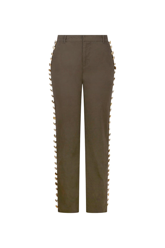 'BUTTON LUXE' WOMENS CHINOS -  - Libertine