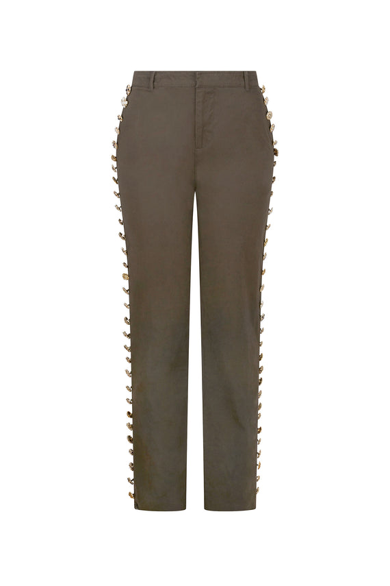 'BUTTON LUXE' WOMENS CHINOS - - Libertine - Main image