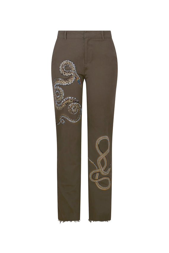 'REPTILIAN' CHINOS - - Libertine - Main image