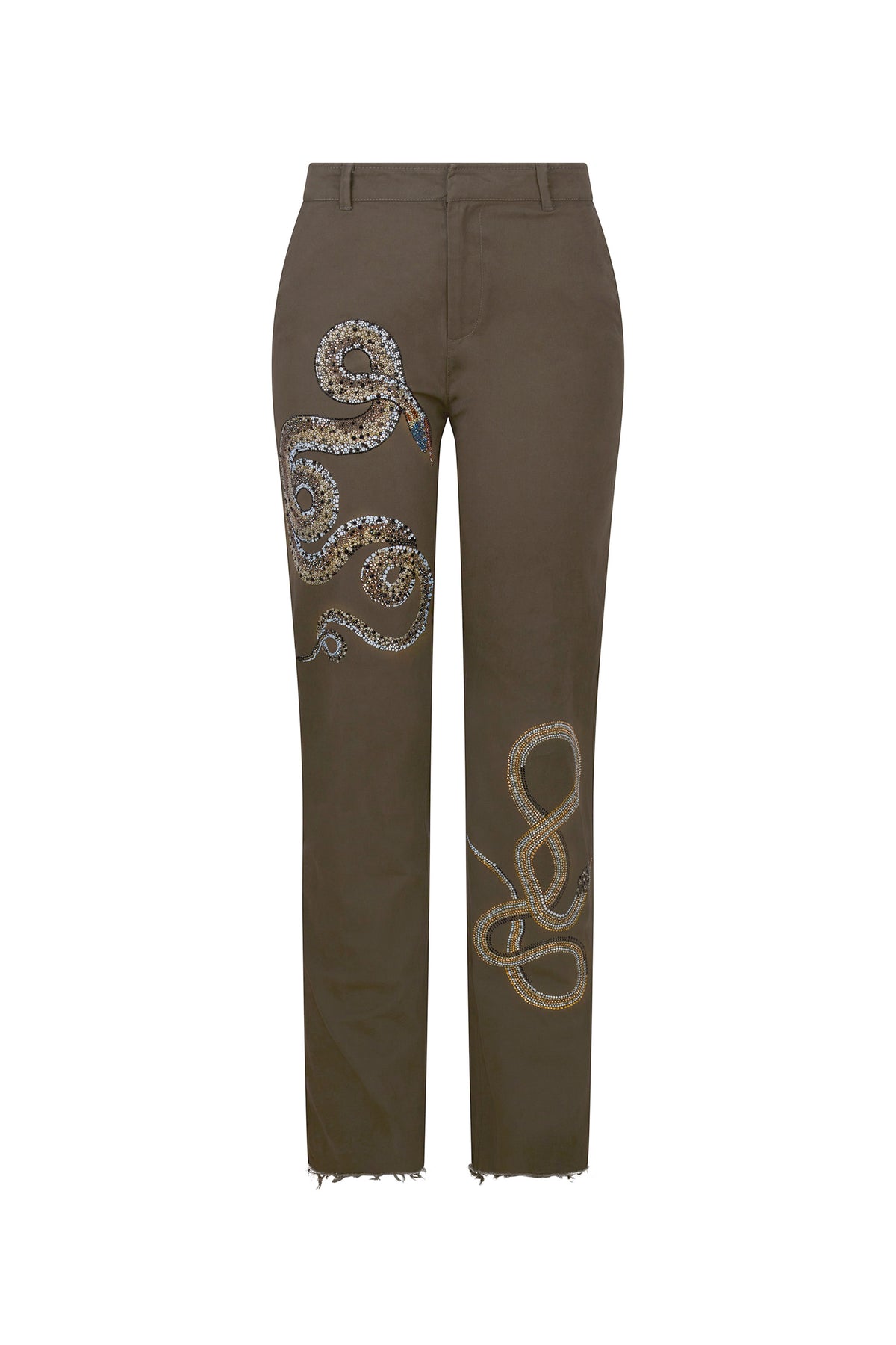 'REPTILIAN' CHINOS - - Libertine