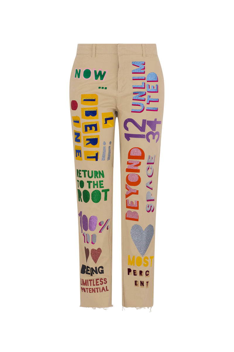 'UNLIMITED POTENTIAL' CHINOS - - Libertine