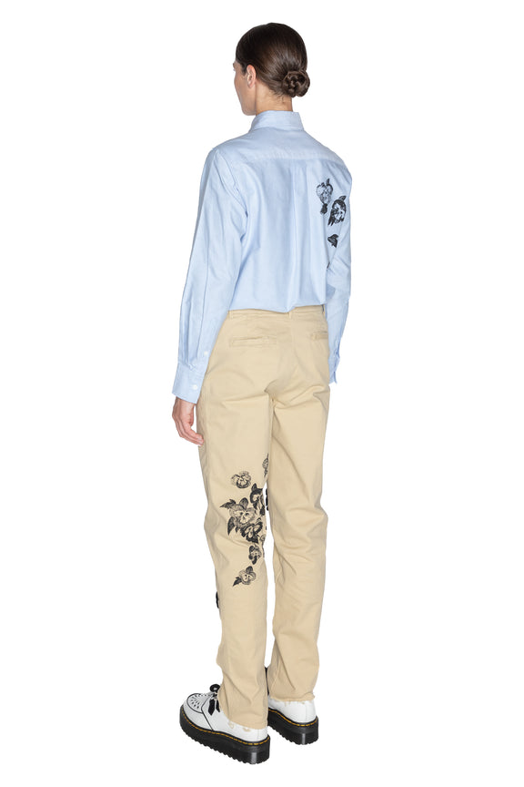 'PANSY GARDEN PATCH' CHINOS -  - Libertine