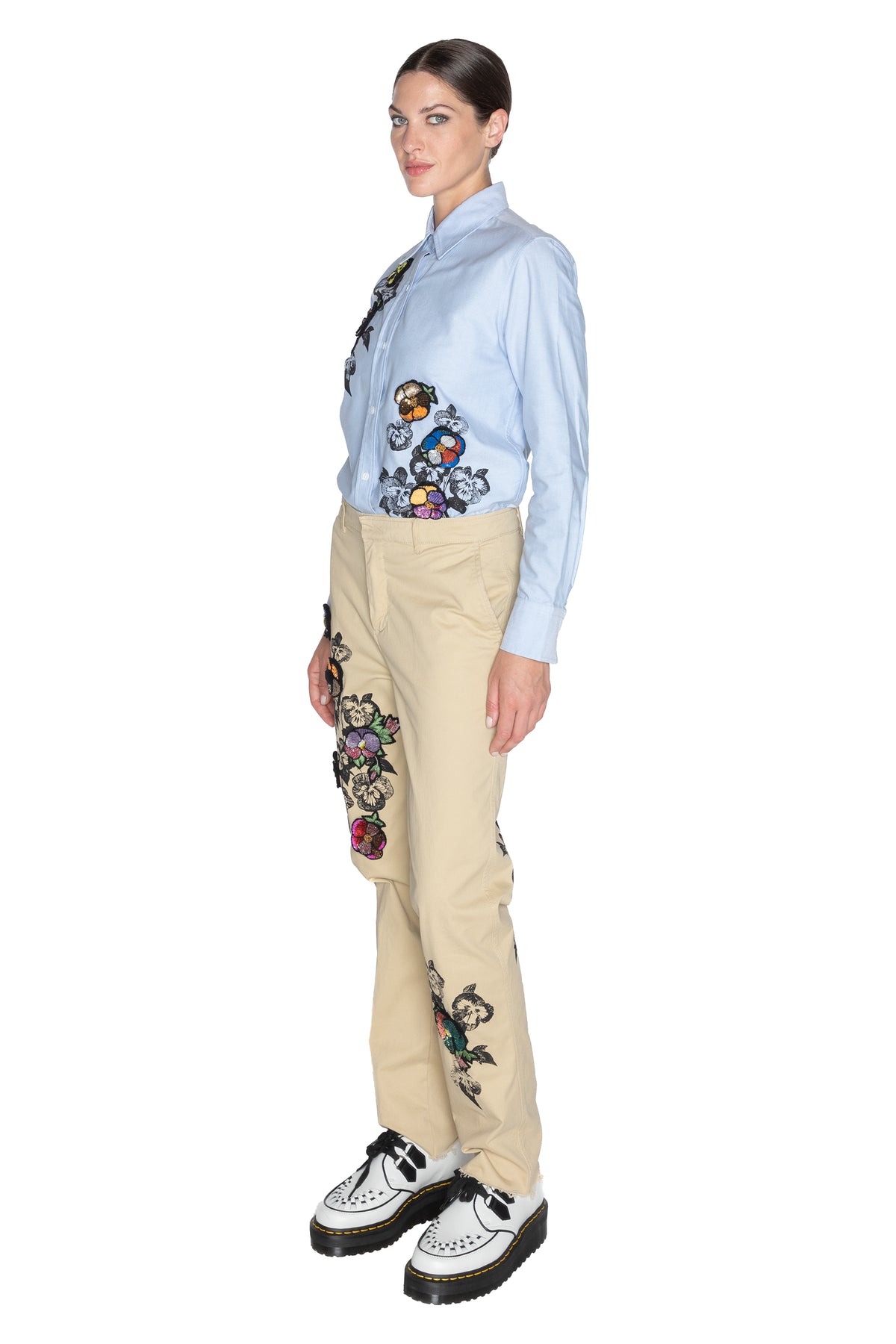 'PANSY GARDEN PATCH' CHINOS -  - Libertine
