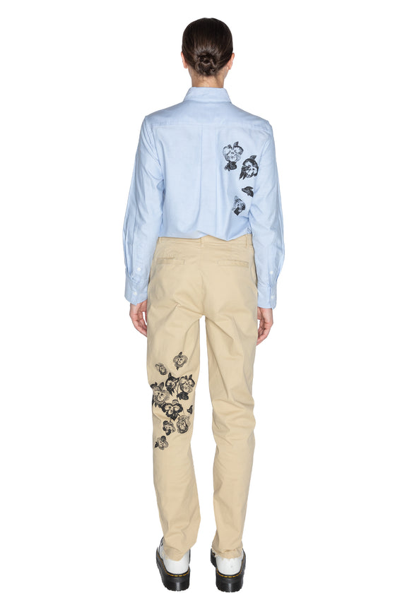 'PANSY GARDEN PATCH' CHINOS -  - Libertine