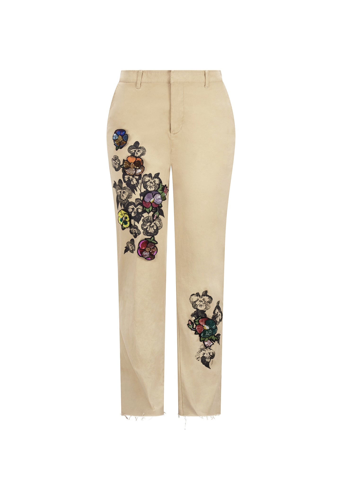 'PANSY GARDEN PATCH' CHINOS -  - Libertine