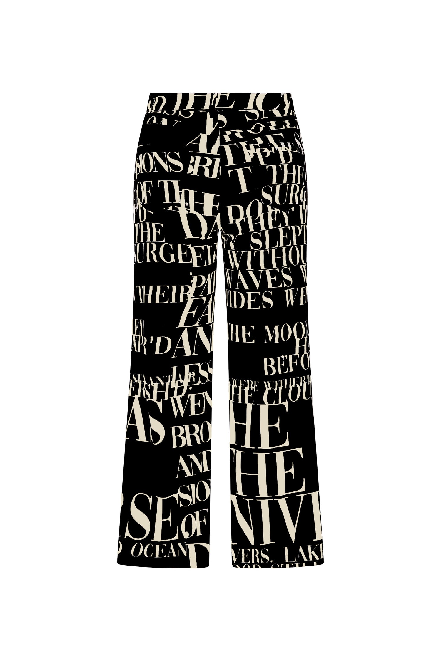 'POEME NOIR' CROPPED WIDE LEG PANT -  - Libertine