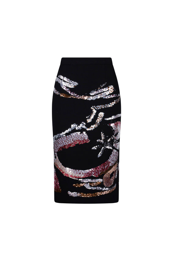 'MIRO' CLASSIC PENCIL SKIRT -  - Libertine