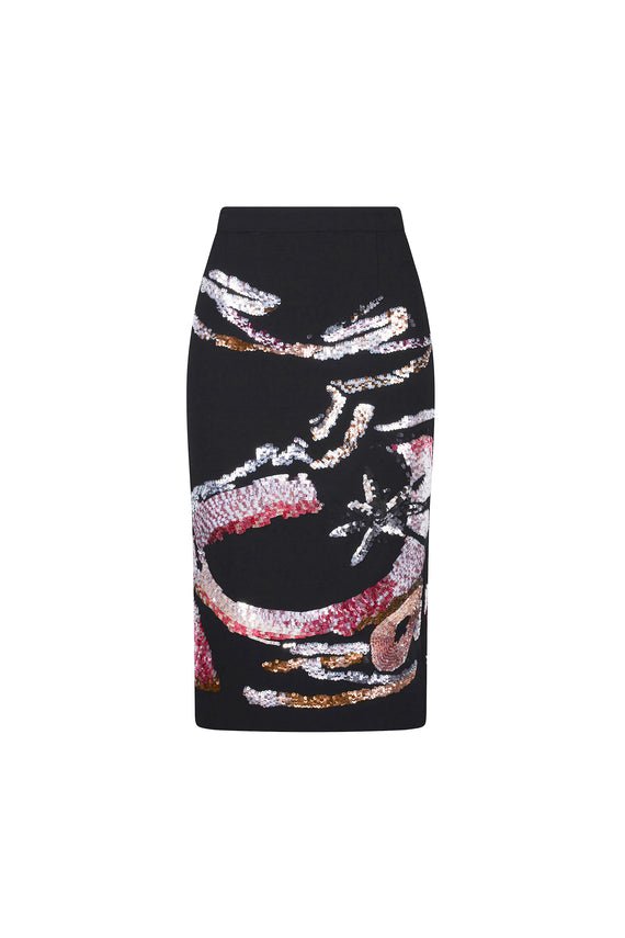 'MIRO' CLASSIC PENCIL SKIRT -  - Libertine