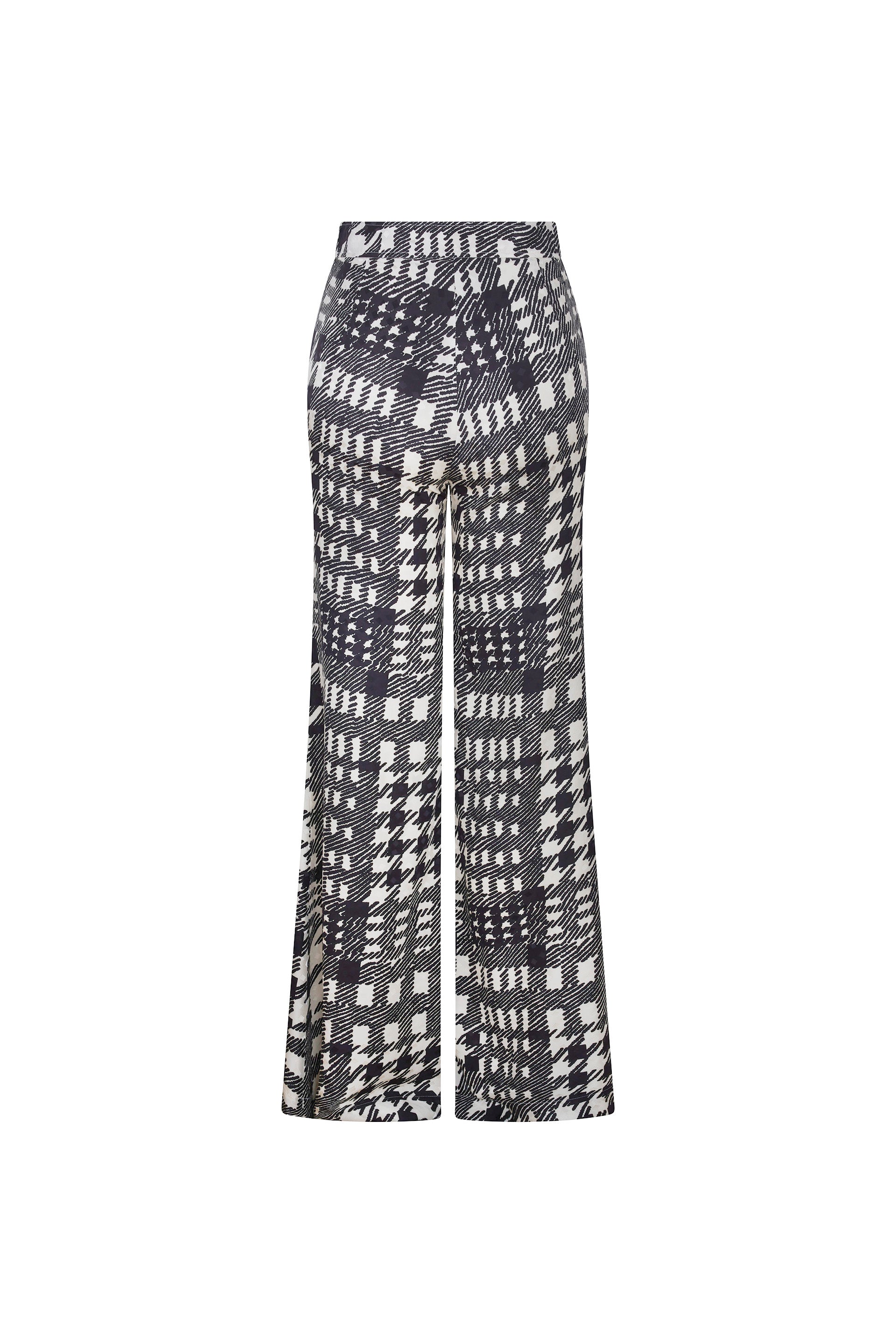 'PEGGYS HOUNDSTOOTH' TRUMPET PANT -  - Libertine