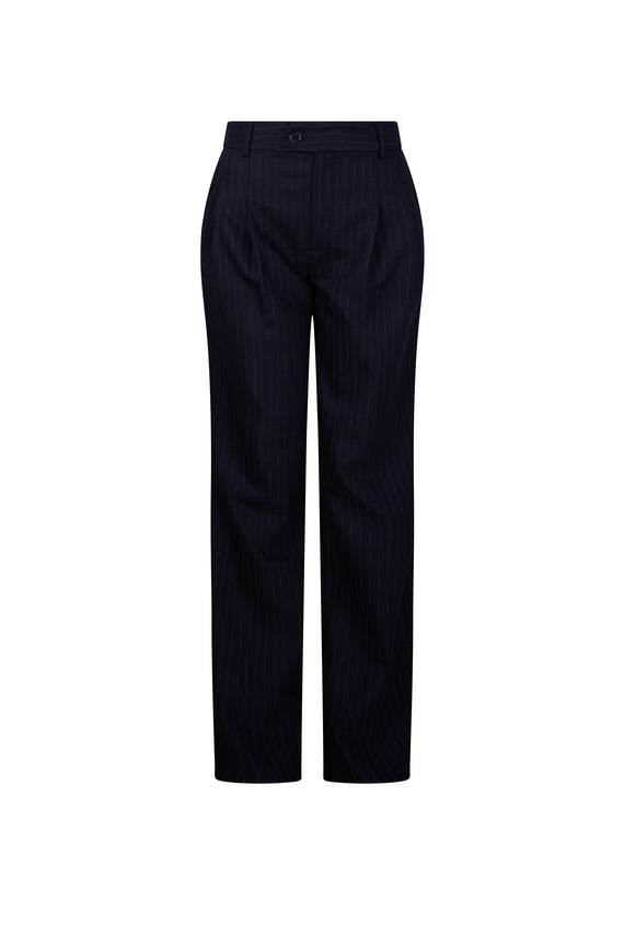 'CRYSTAL PINSTRIPE' BAGGY TROUSER -  - Libertine