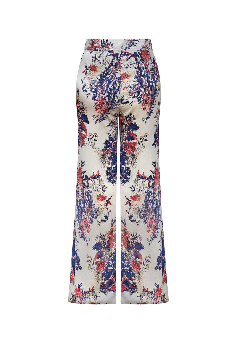 'GLITCHED FLORAL' TRUMPET PANT - - Libertine