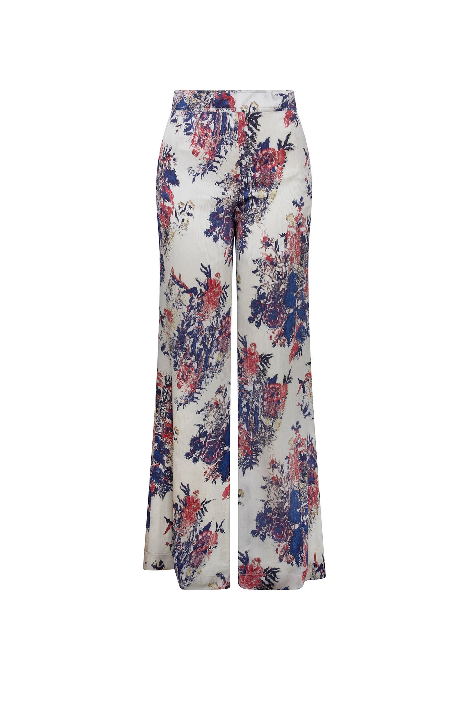 'GLITCHED FLORAL' TRUMPET PANT - - Libertine