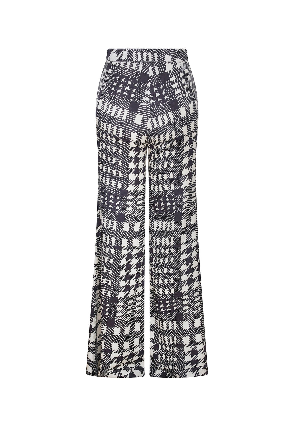 'PEGGYS HOUNDSTOOTH' TRUMPET PANT - - Libertine