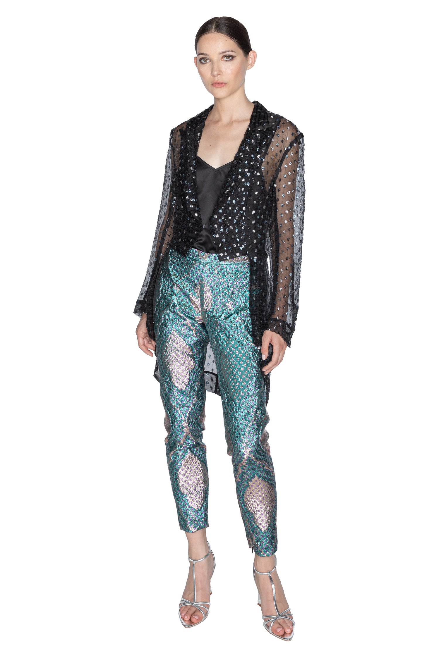 'TANGIER JACQUARD' CIGARETTE PANT -  - Libertine