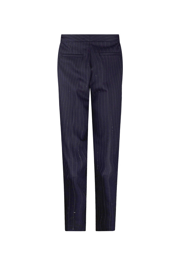 'CRYSTAL PINSTRIPE' CIGARETTE PANT -  - Libertine