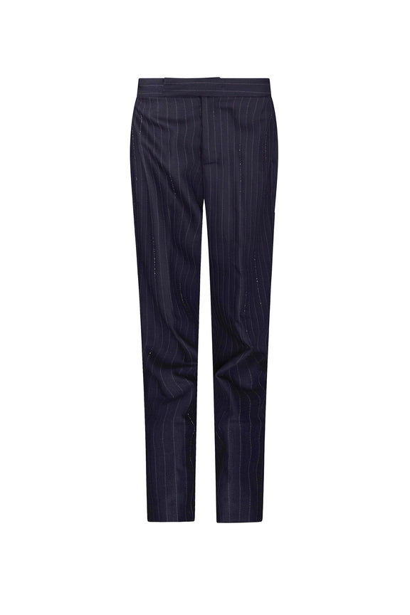 'CRYSTAL PINSTRIPE' CIGARETTE PANT -  - Libertine