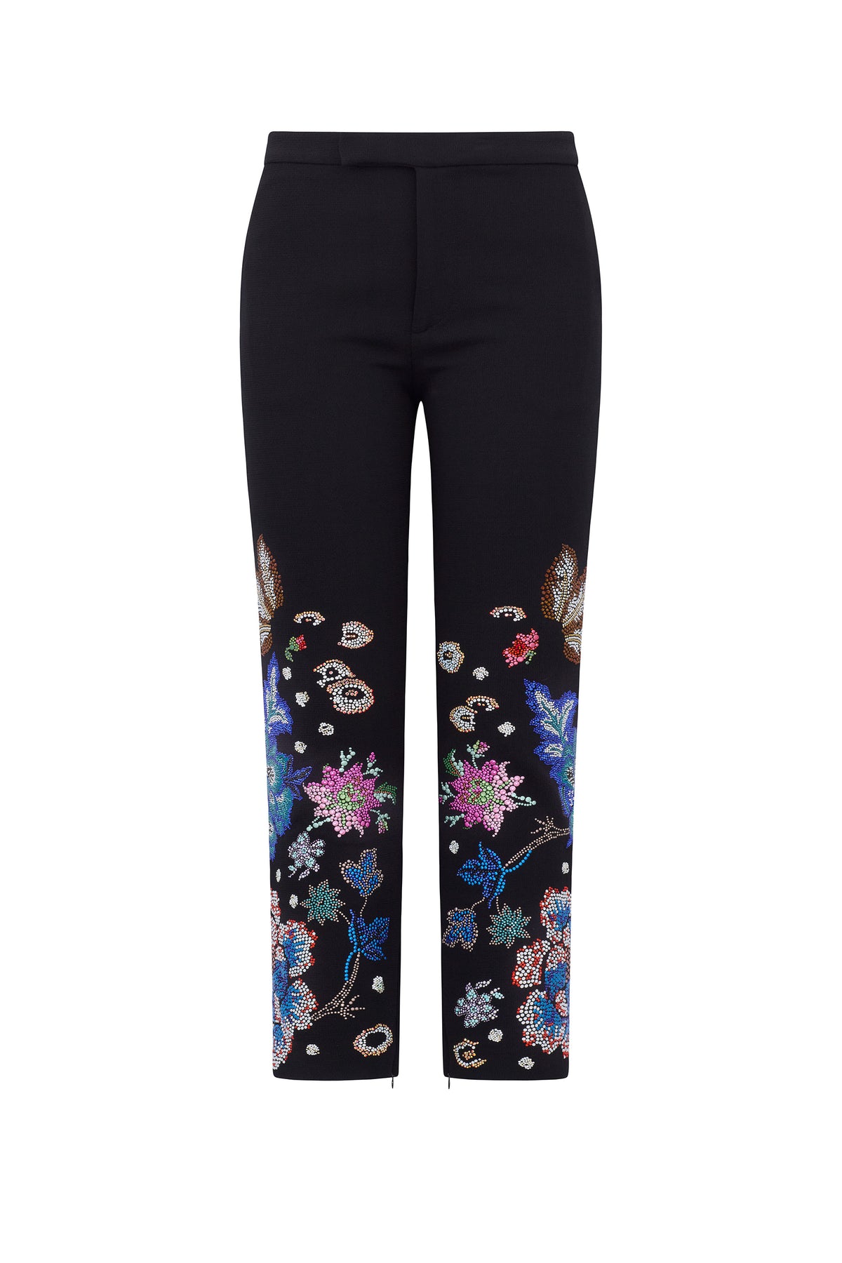 'LUXE BOUQUET' ANKLE ZIP PANT - - Libertine