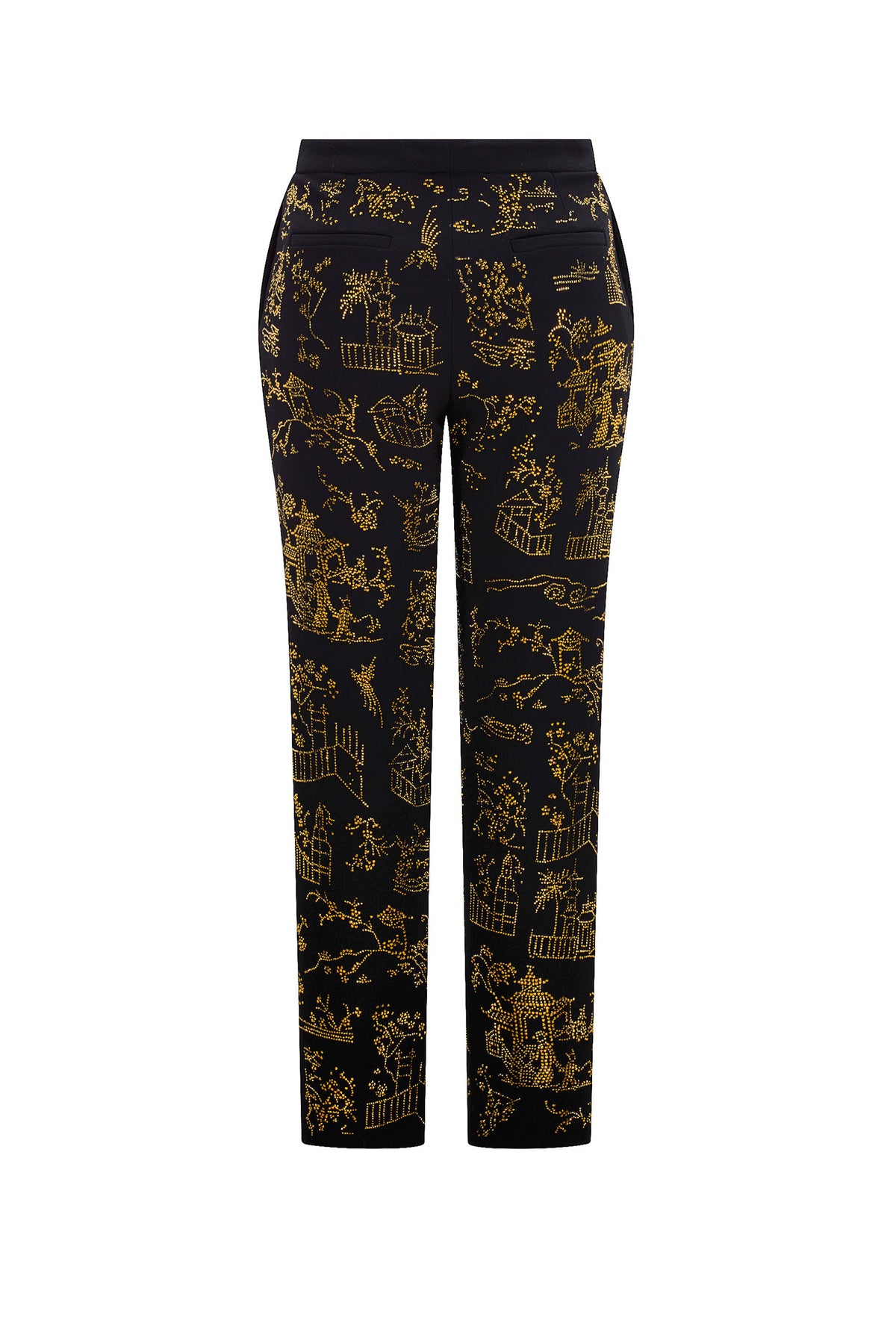 'CHINOISERIE' ANKLE ZIP PANT - - Libertine