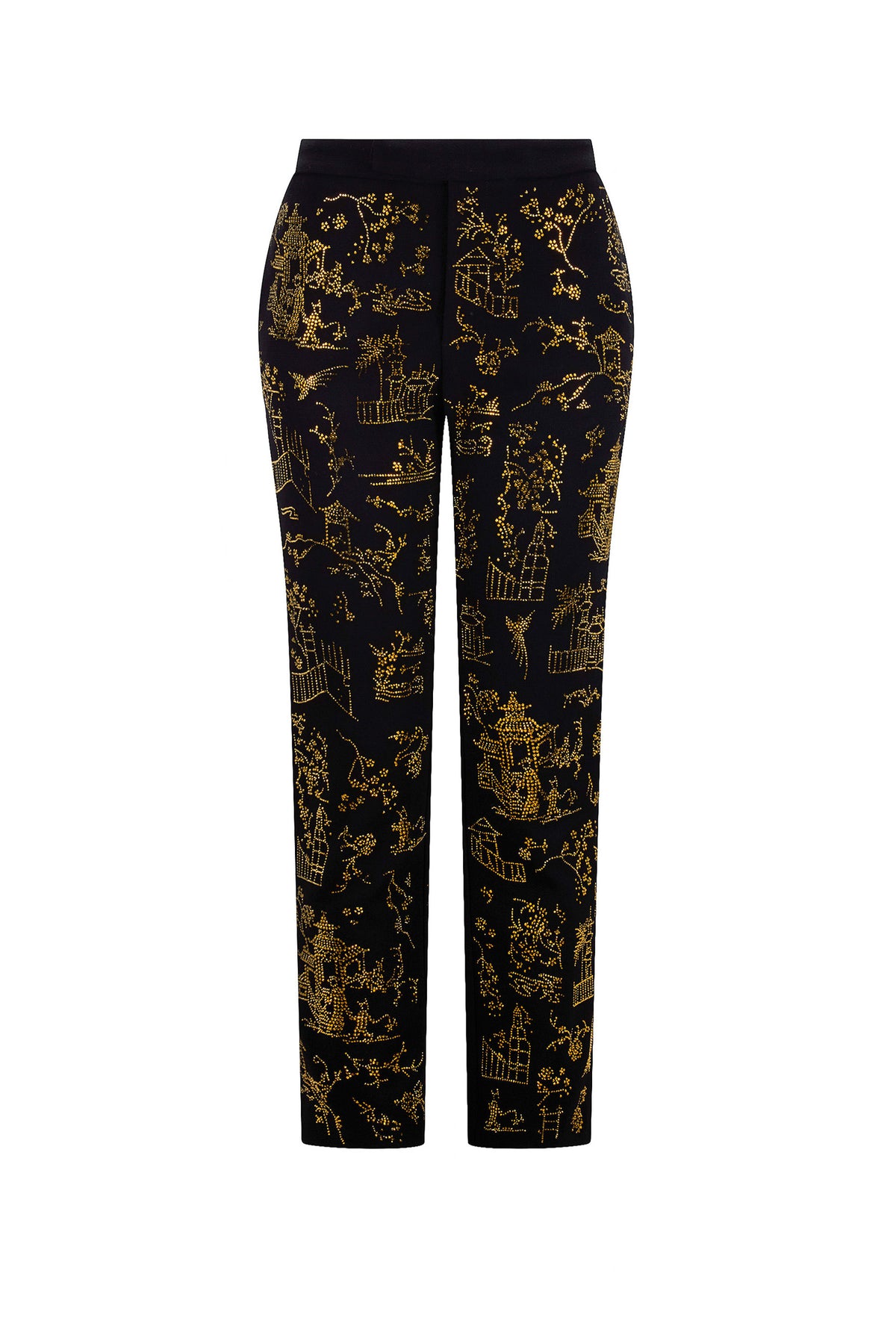 'CHINOISERIE' ANKLE ZIP PANT - - Libertine