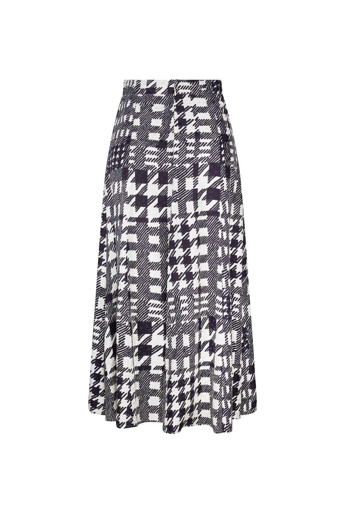'PEGGYS HOUNDSTOOTH' TULIP SKIRT - - Libertine