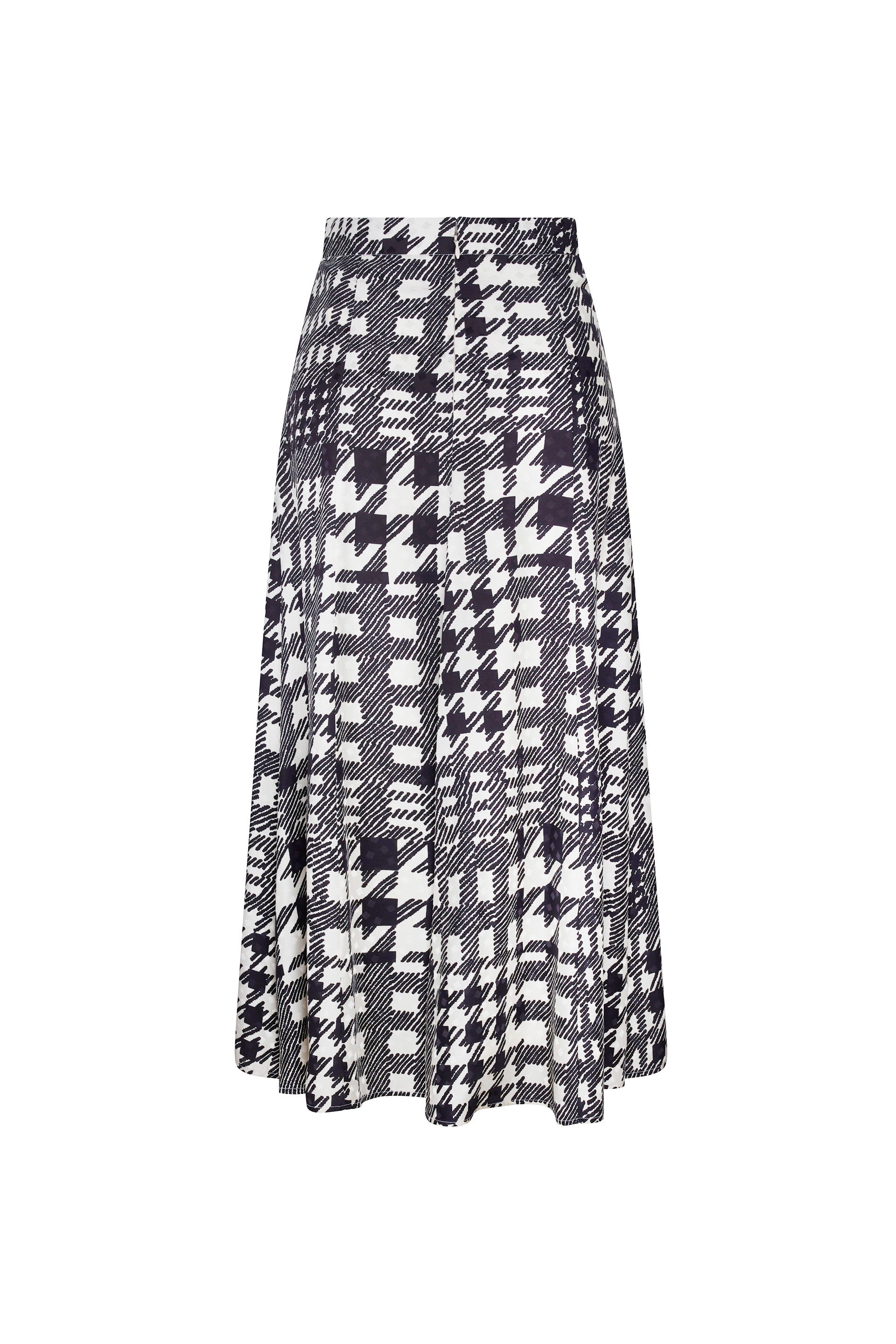 'PEGGYS HOUNDSTOOTH' TULIP SKIRT -  - Libertine