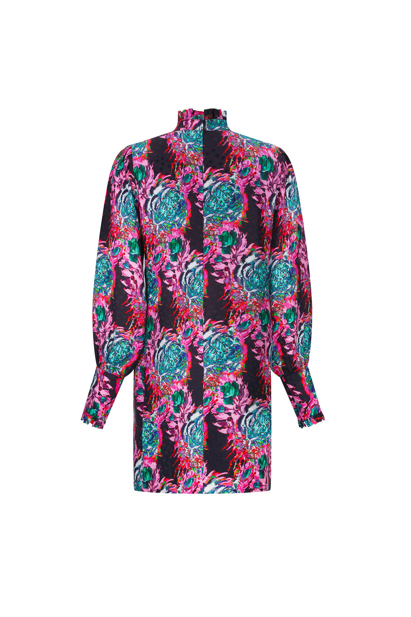 'ACID TRIP' MOCK NECK DRESS -  - Libertine