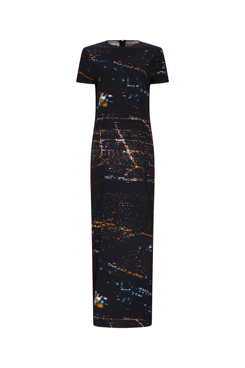 'LAX' SHORT SLEEVE MAXI DRESS - - Libertine
