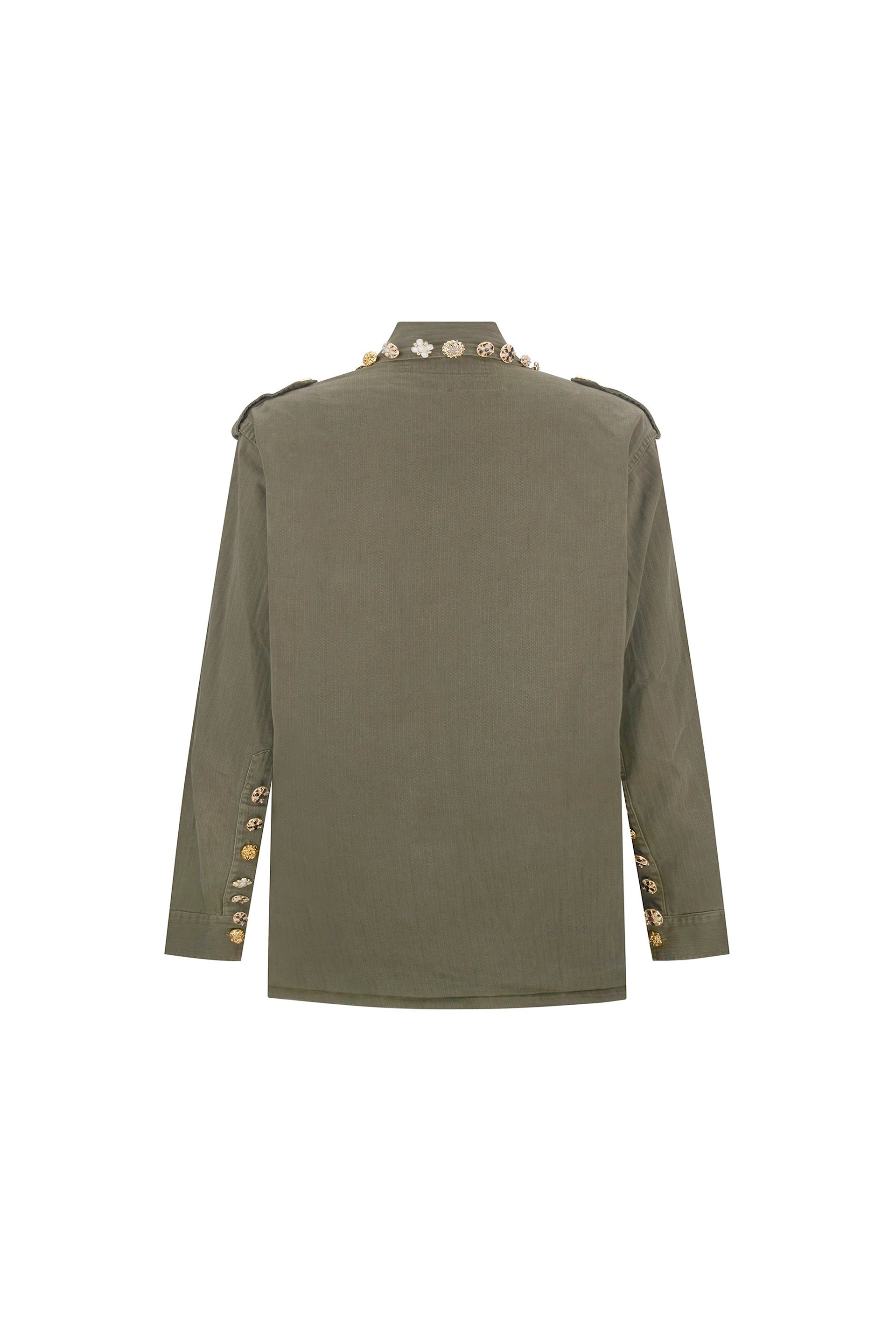 'BUTTON LUXE' VINTAGE FRENCH MILITARY JACKET -  - Libertine