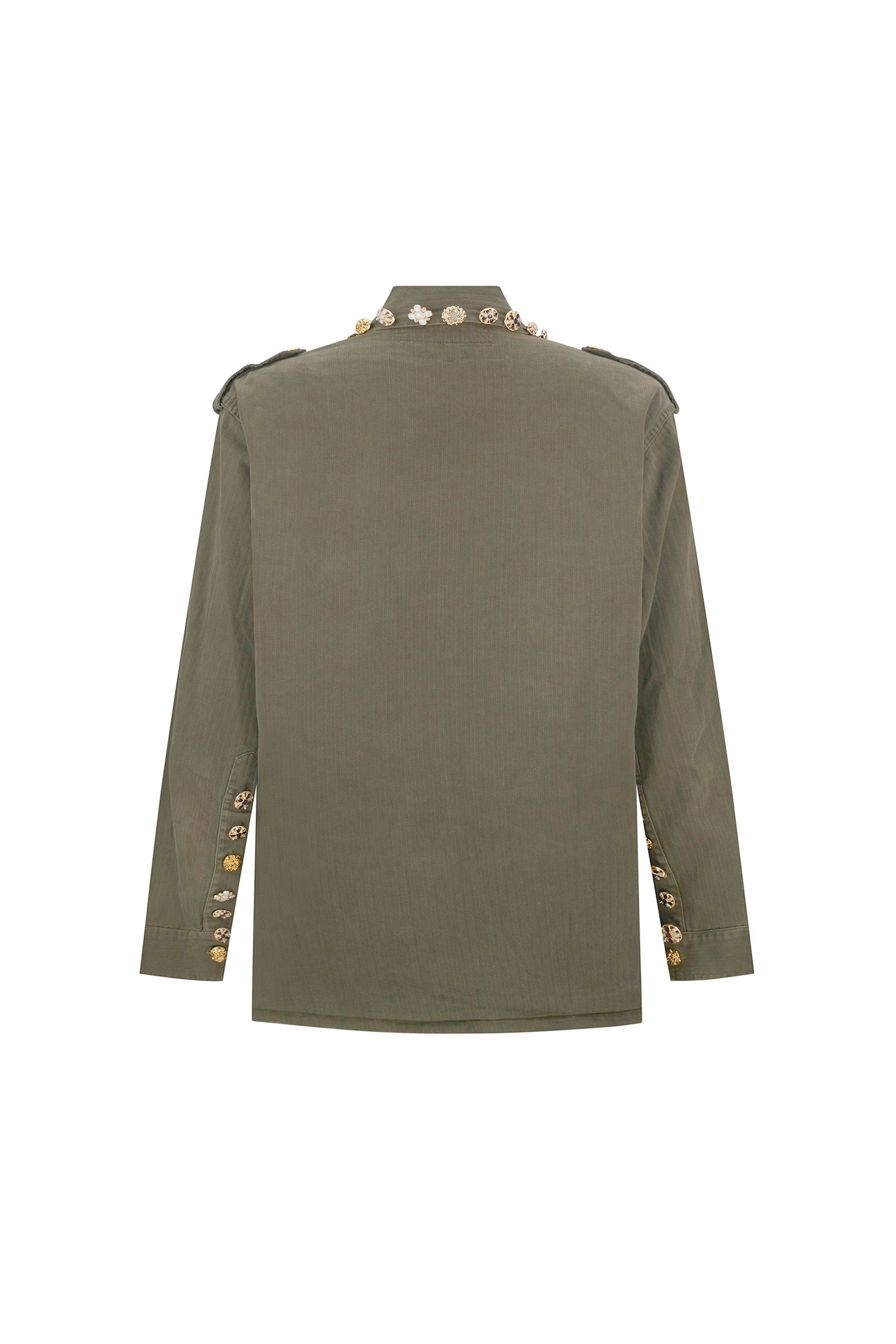 BUTTON LUXE' VINTAGE FRENCH MILITARY JACKET – Libertine