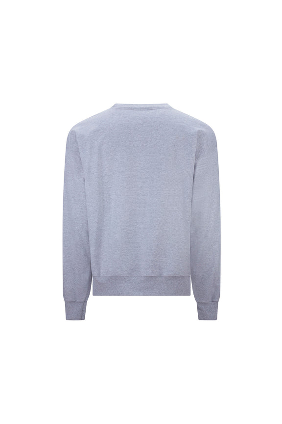 'PATCH HAPPY' CREWNECK SWEATSHIRT -  - Libertine