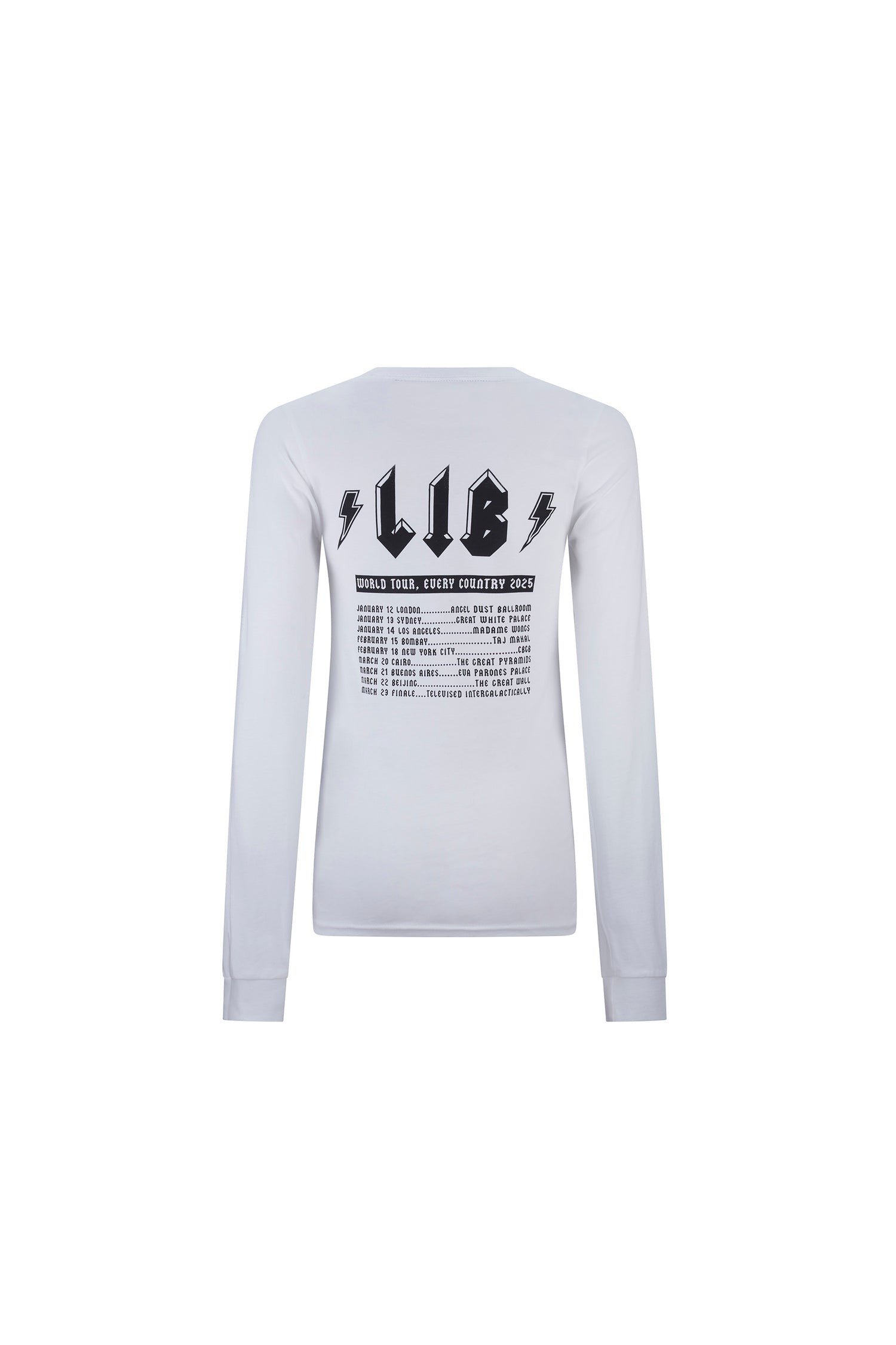 'LIB LINEUP' L/S T-SHIRT -  - Libertine