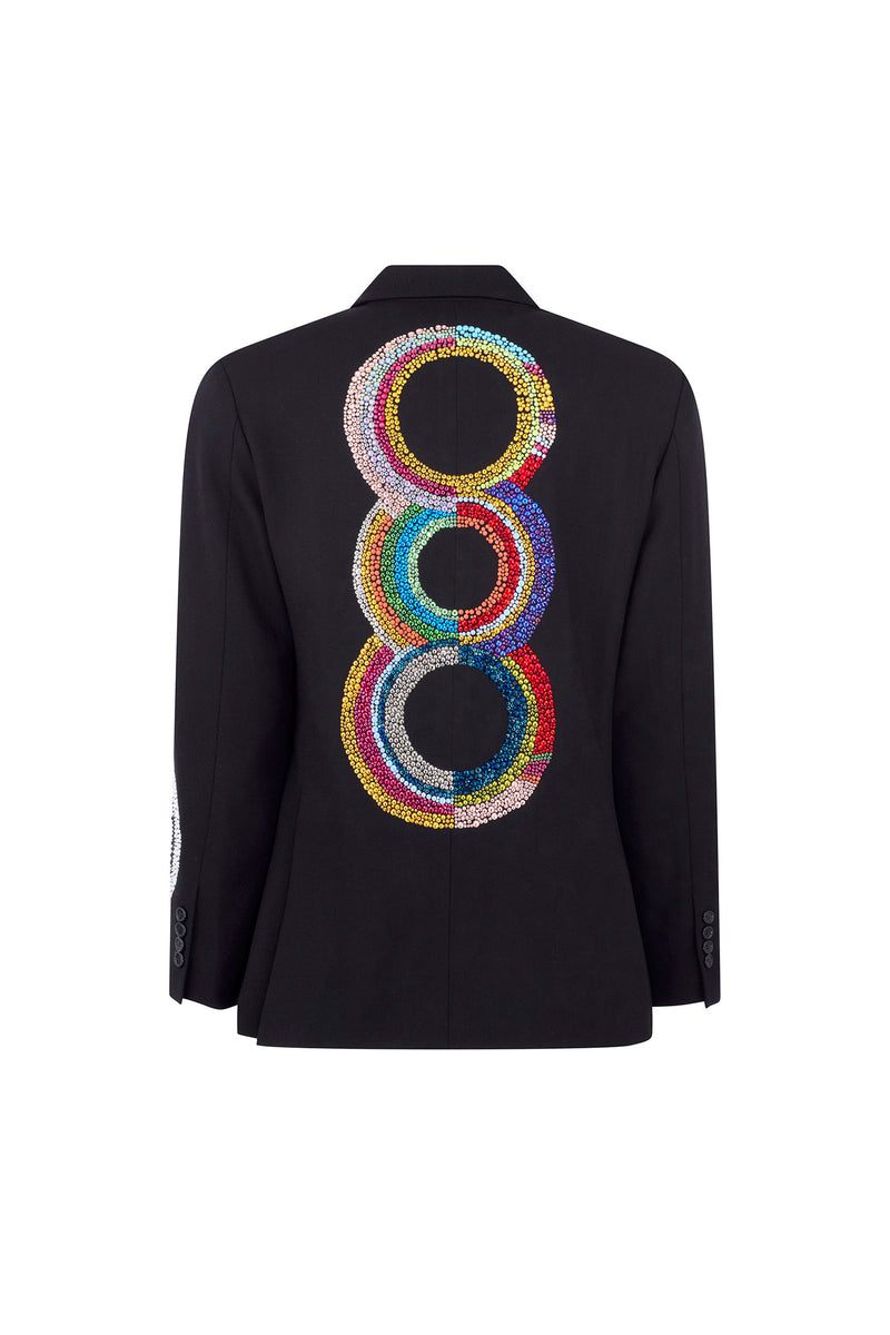'SONIA CRYSTAL' DOUBLE BREASTED JACKET - - Libertine