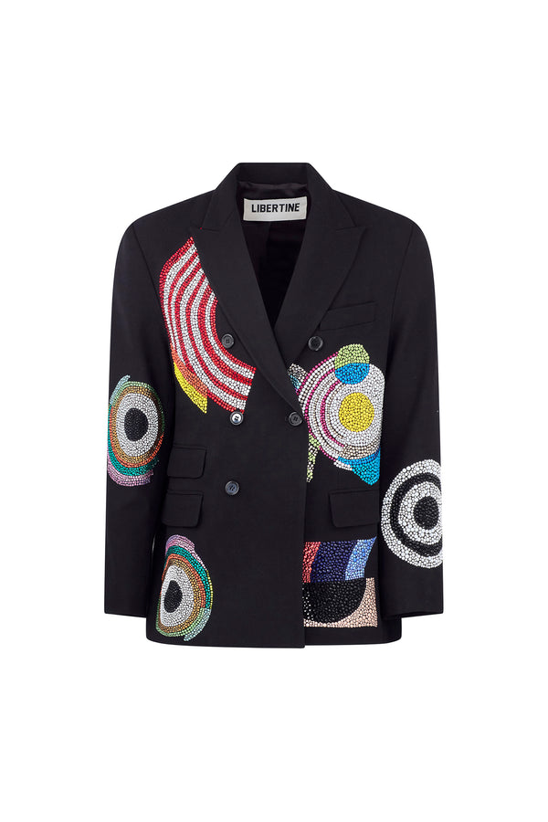 'SONIA CRYSTAL' DOUBLE BREASTED JACKET - - Libertine