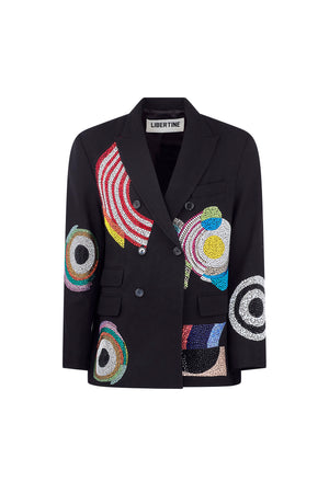 'SONIA CRYSTAL' DOUBLE BREASTED JACKET