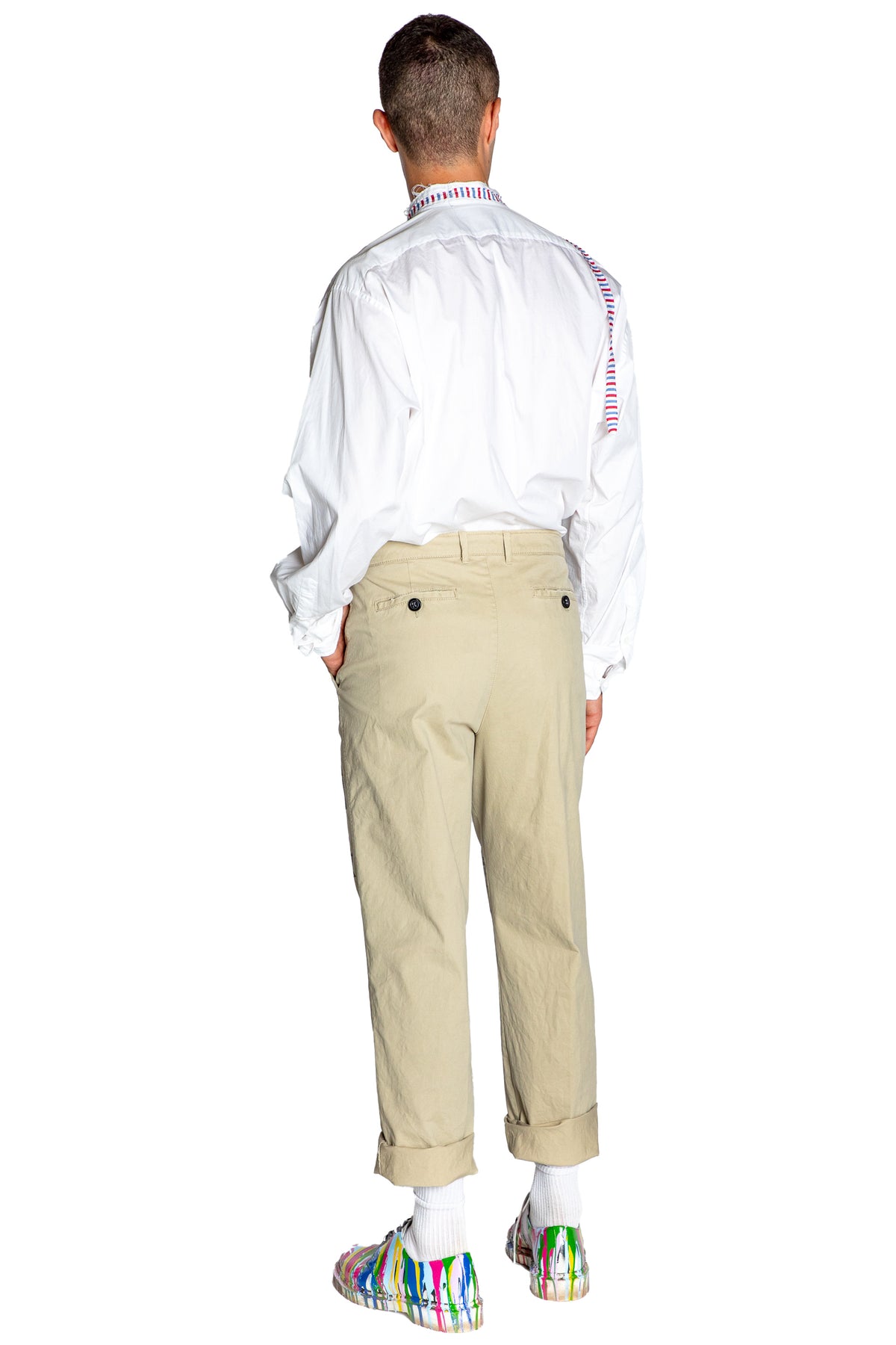 'NEEDLEPOINT NEUTRAL' CHINO - - Libertine