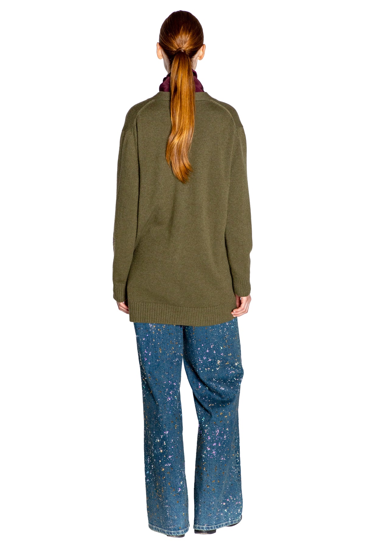 'FLEUR D'OR' OVERSIZED CARDIGAN - - Libertine