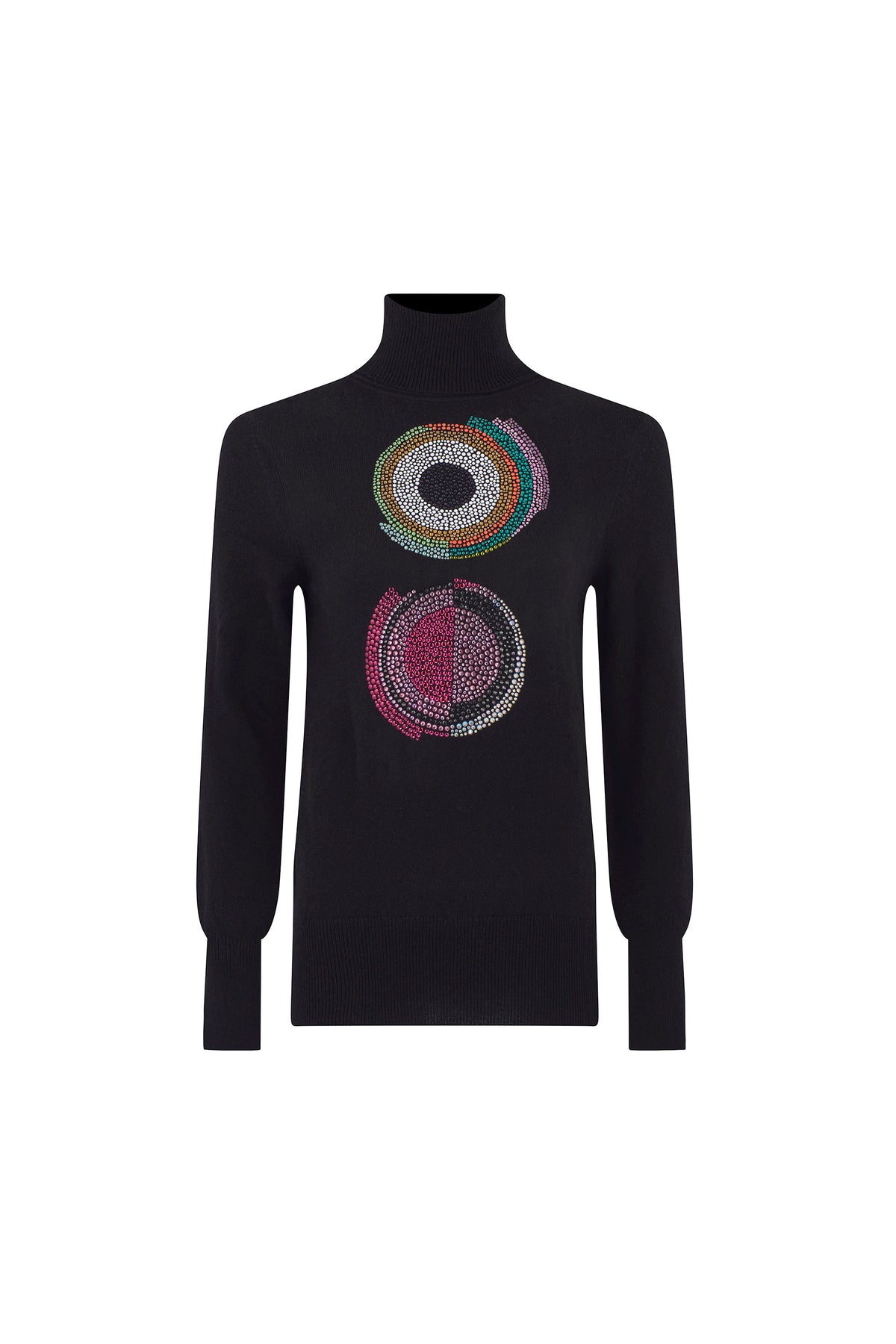'SONIA CRYSTAL' SLIM TURTLENECK - - Libertine