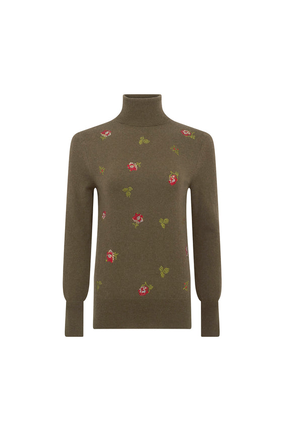 'FLORECITA' SLIM TURTLENECK - - Libertine - Main image