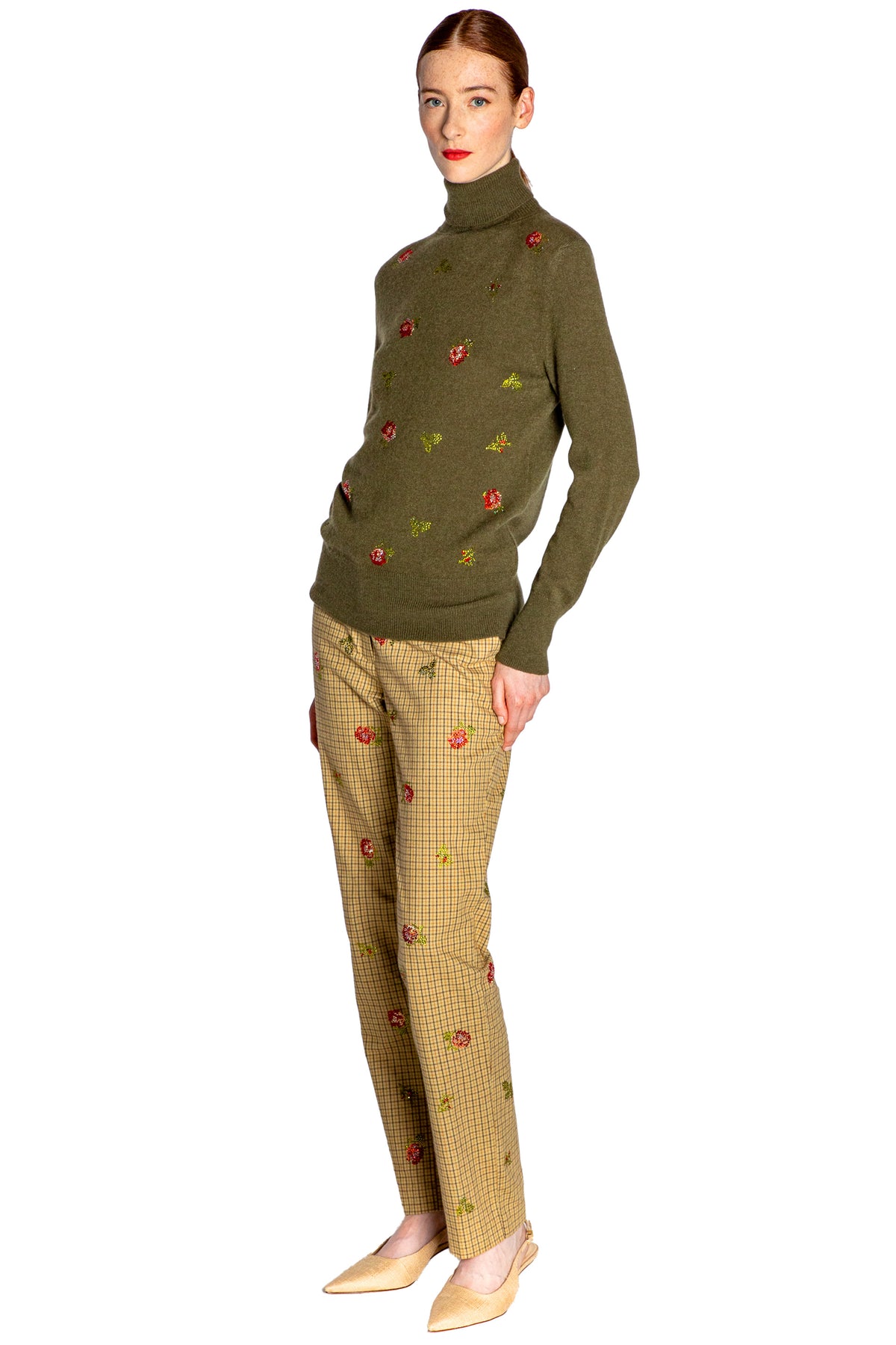 'FLORECITA' SLIM TURTLENECK - - Libertine