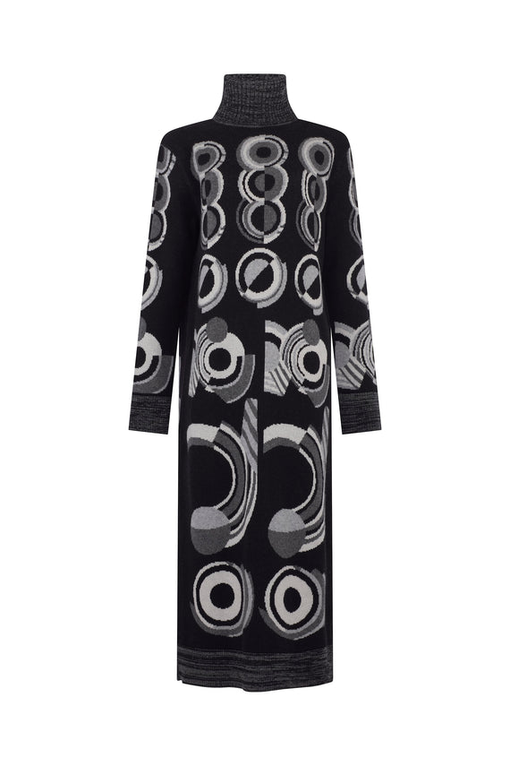 'SONIA' TURTLENECK MIDI DRESS - - Libertine - Main image