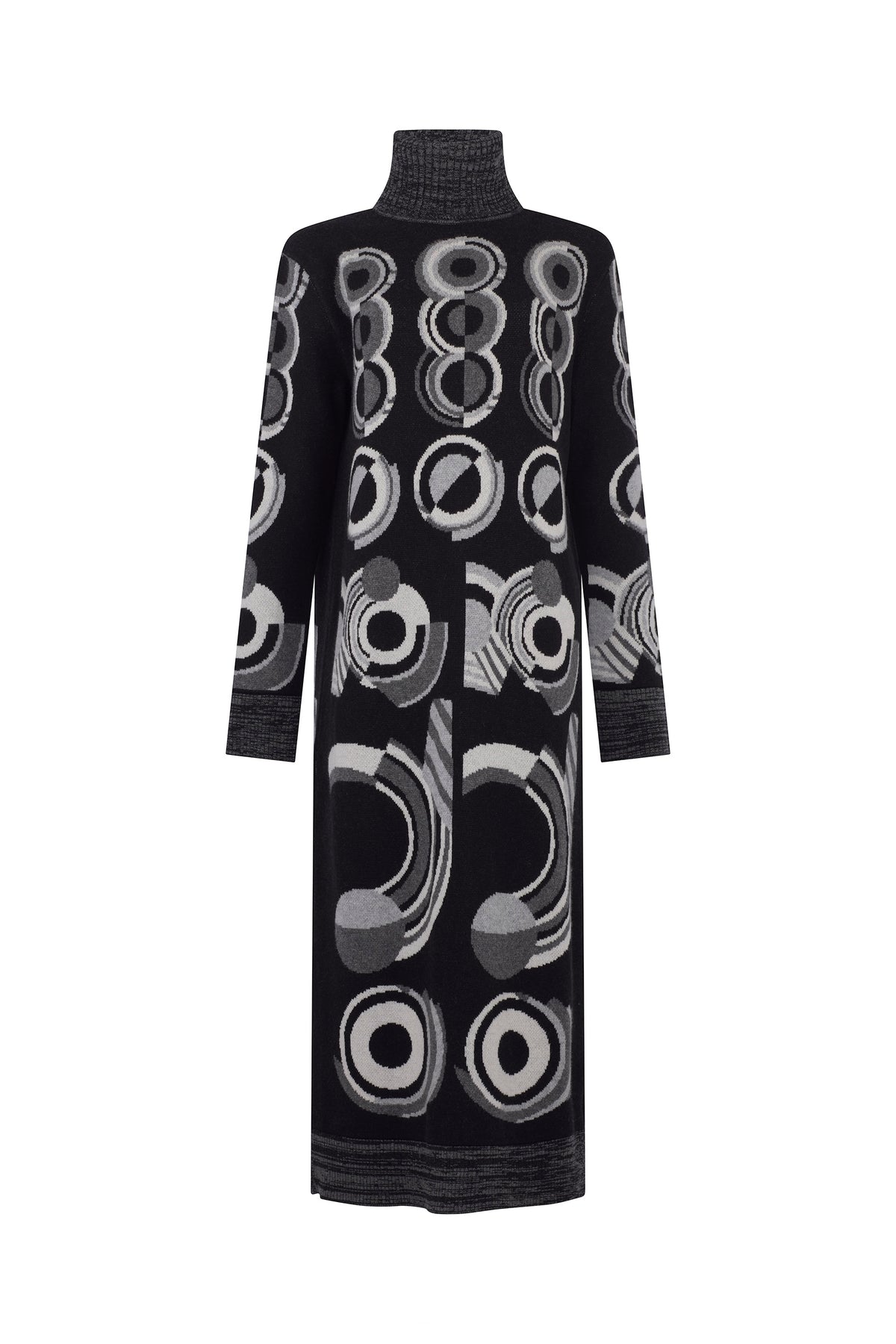 'SONIA' TURTLENECK MIDI DRESS - - Libertine