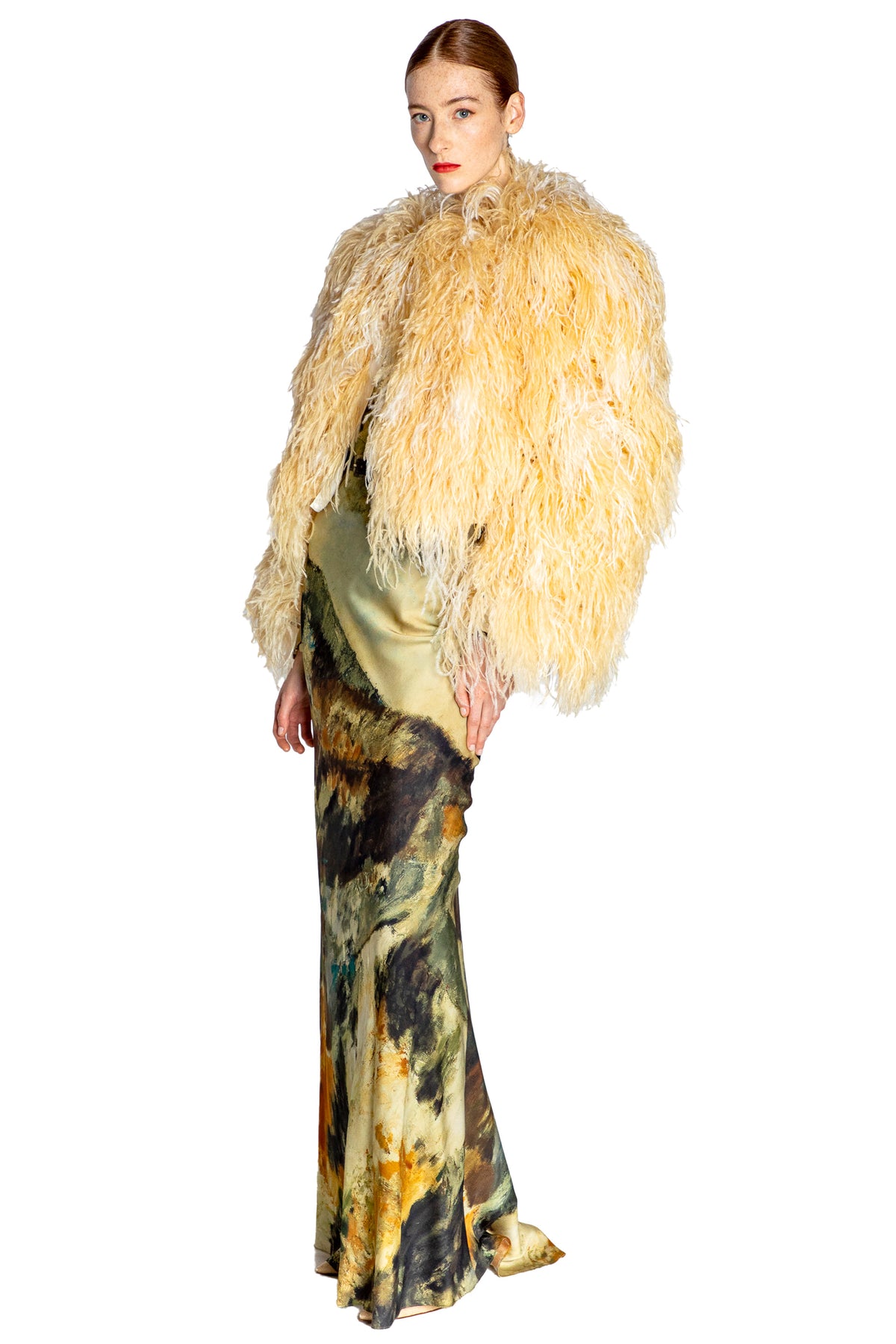 'AT THE COPA' FEATHERED JACKET - - Libertine