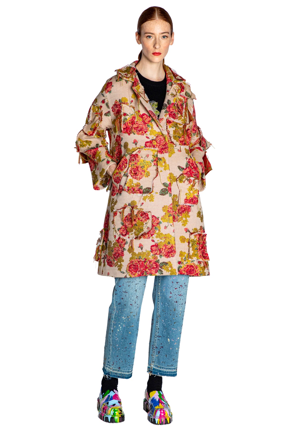 'LIZZY BENNETT' NOTCHED LAPEL COAT - - Libertine
