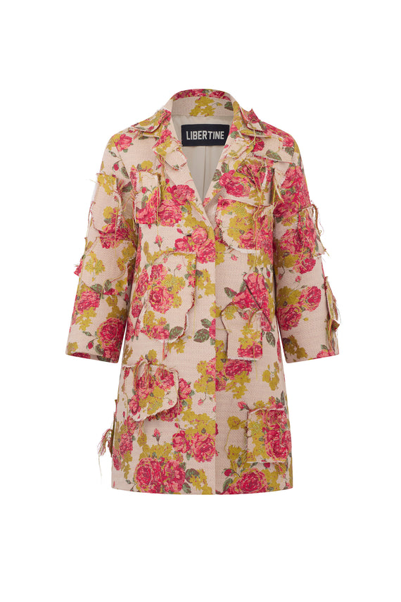 'LIZZY BENNETT' NOTCHED LAPEL COAT - - Libertine - Main image