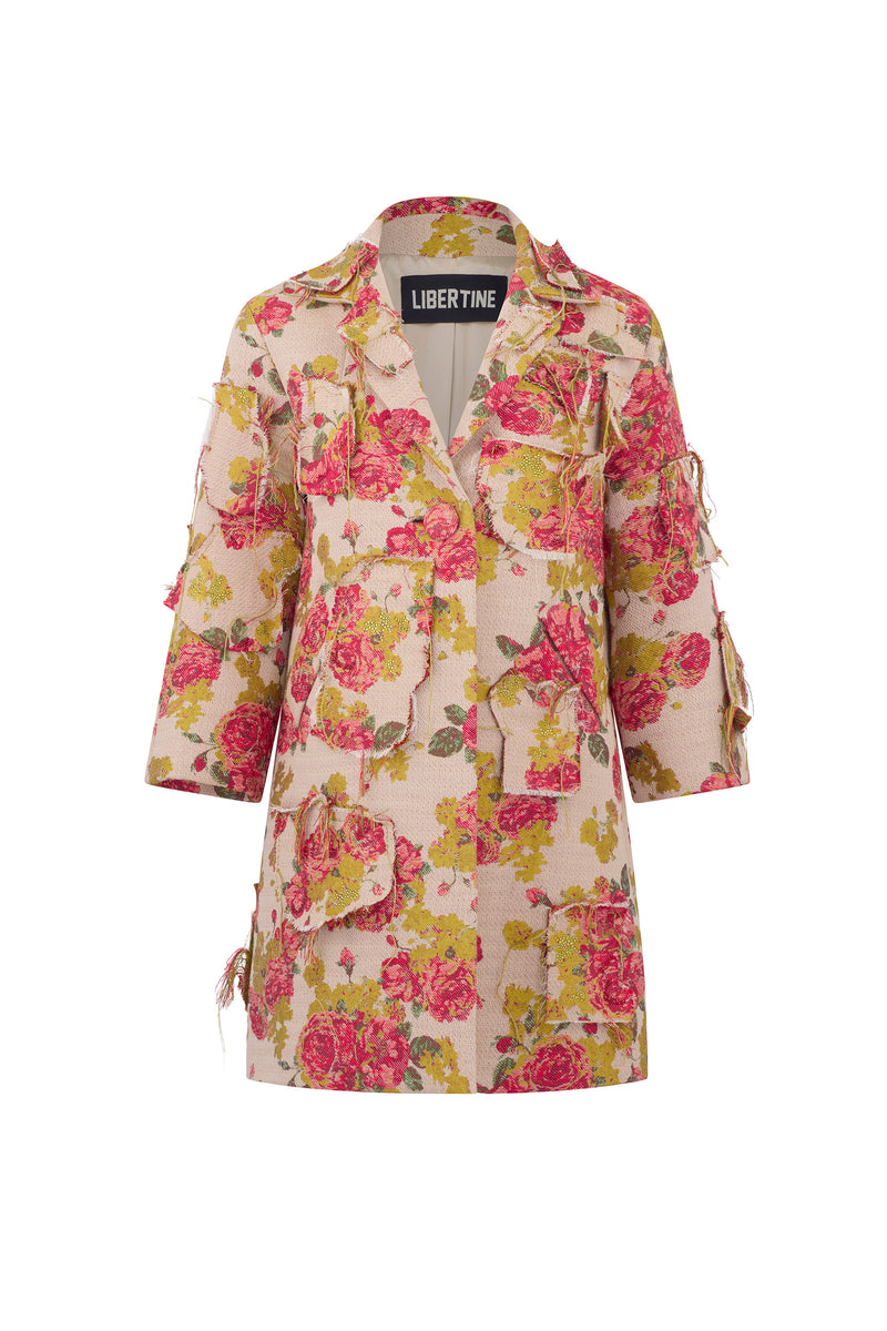 'LIZZY BENNETT' NOTCHED LAPEL COAT - - Libertine